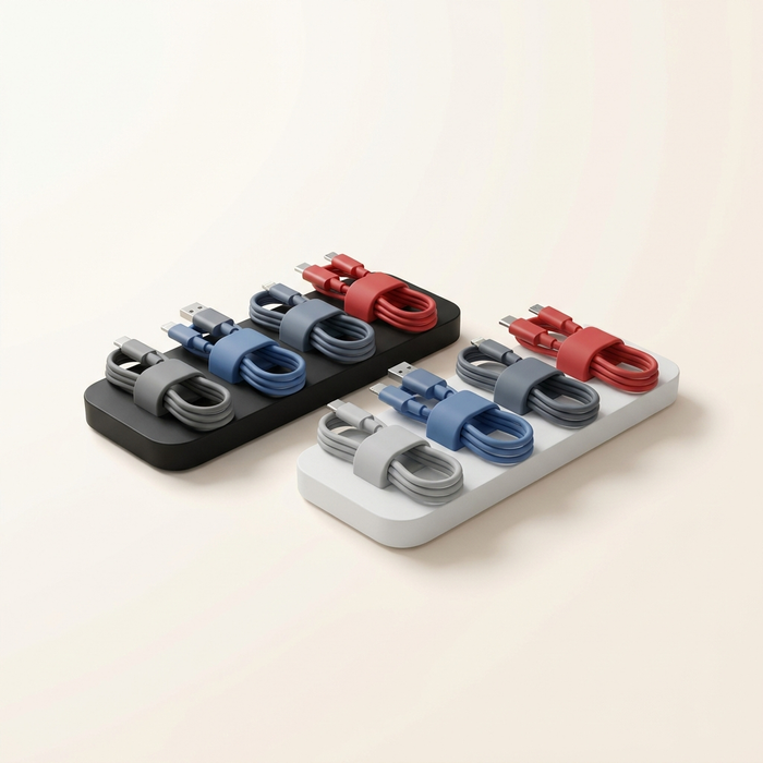 Organizador magnético de cables para escritorio